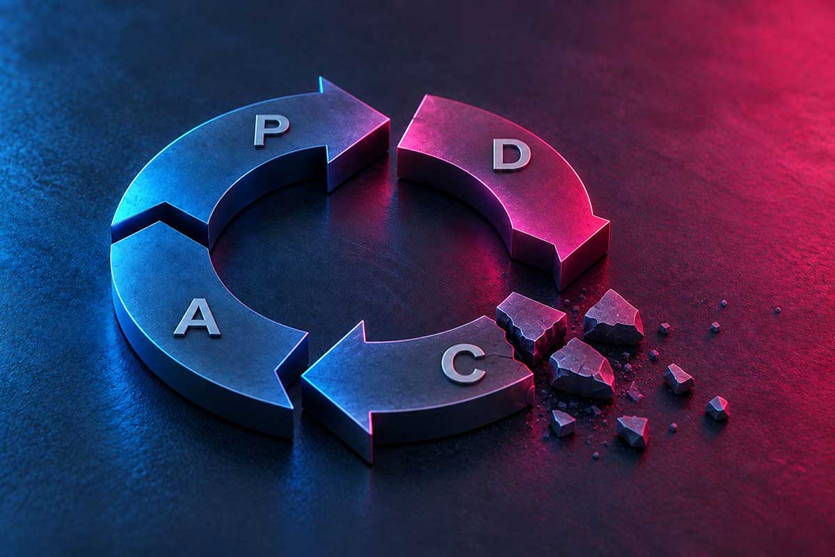 Le cycle PDCA amputé.