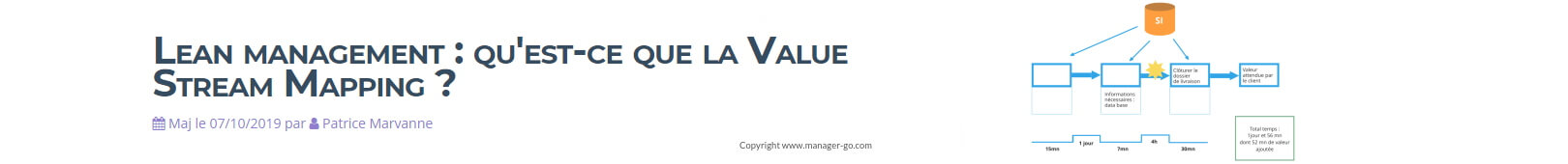 Lean management : qu'est-ce que la Value Stream Mapping ?